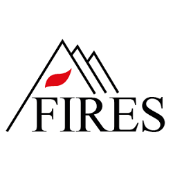 fires logo black